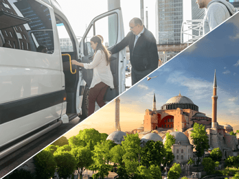 Istanbul: Flughafen-Ankunftstransfer & Hagia-Sophia-Ticket Istanbul: Flughafen-Ankunftstransfer & Hagia-Sophia-Ticket
