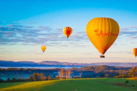 Gold Coast: Hot Air Balloon Ride with Breakfast and Bubbly