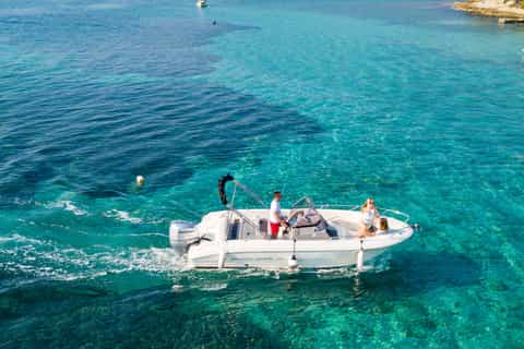 Trogir: Private Speedboat Three Islands and Blue Lagoon Tour