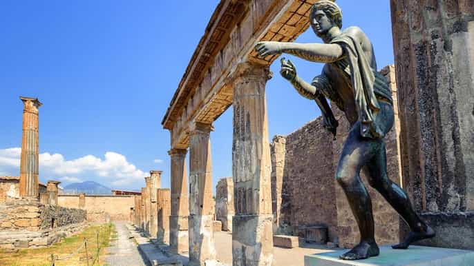 desde sorrento tour de pompeya y el vesubio en barco con almuerzo
