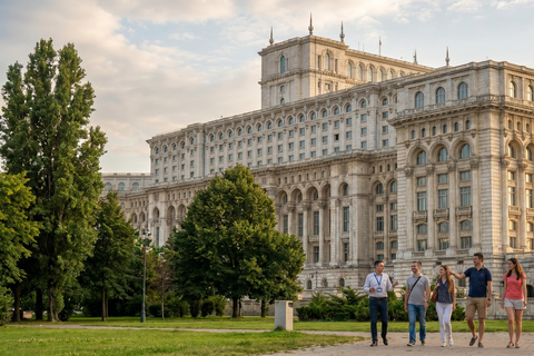 Bucharest: Parliament, Ceausescu House & Village Museum Tour Audio guide in 24 languages
