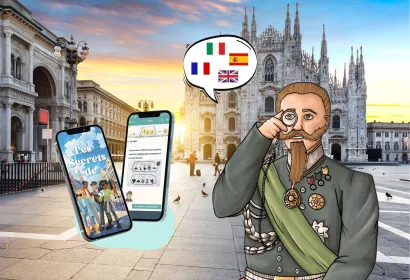 "Die Geheimnisse von Mailand" : Stadt-Erkundungsspiel