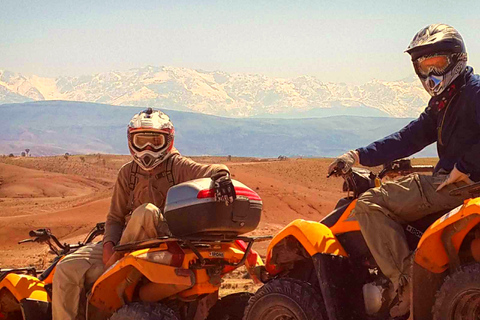 Marrakech: aventura de medio día en el desierto de Agafay en quad