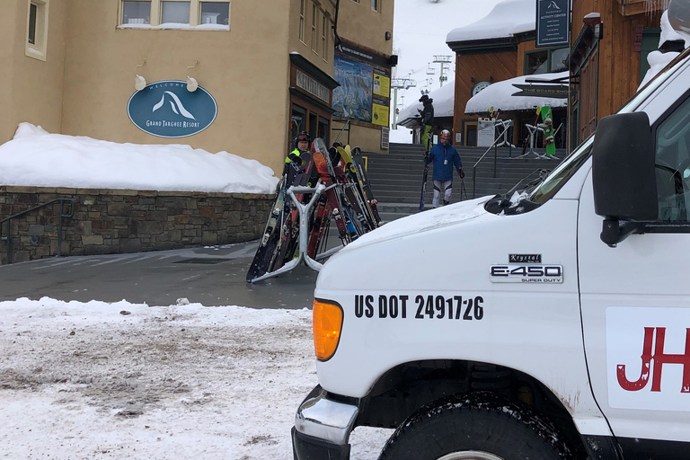 De Jackson: ônibus de esqui de ida e volta para Grand Targhee Resort