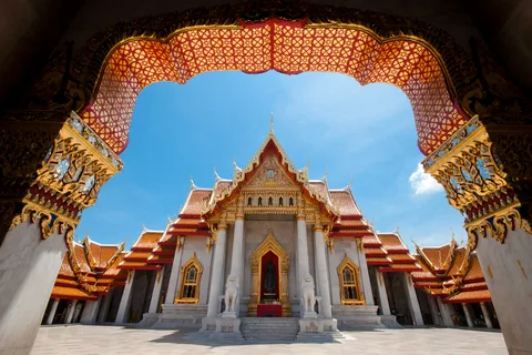 Bangkok: Halve dag stad en tempels (join tour)