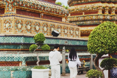Bangkok: zwiedzanie Wat Traimit, Wat Po i Wat Benchamabophit