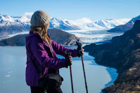 From Puerto Natales: Torres del Paine Hike to Grey Glacier