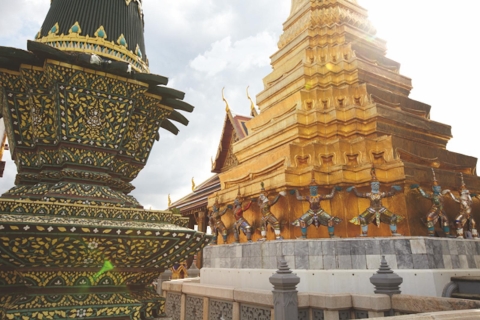 Bangkok: visite privée d'une demi-journée du temple et du grand palaisVisite privée en allemand