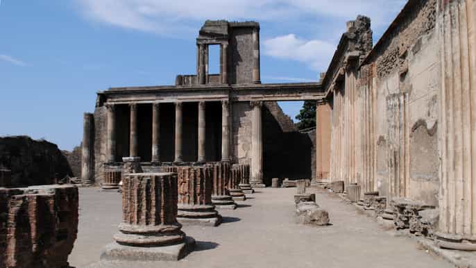excursão de dia inteiro a pompeia e vesúvio saindo de sorrento