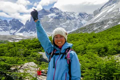from el chalten desert lake boat trip and glacier trek