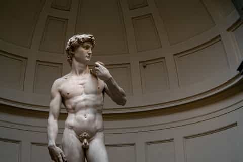 Florence: Uffizi, le dôme de Brunelleschi et l'académie facultative