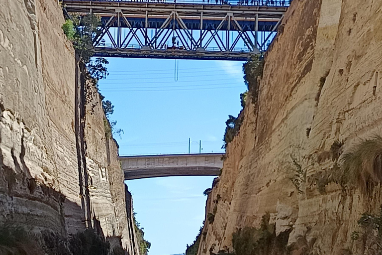 Corinth Canal Cruise, Epidaurus, and Nafplio Private Tour Canal views and photo stop, Mycenae, Epidaurus and Nafplio