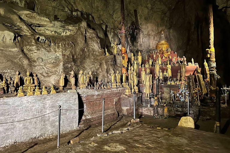 Private Boat to Caves, Portery village and Kuang si fall