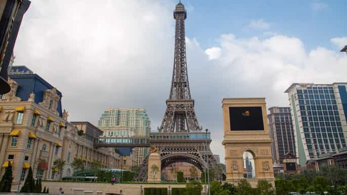 macau entrada para a torre eiffel no hotel parisian macao