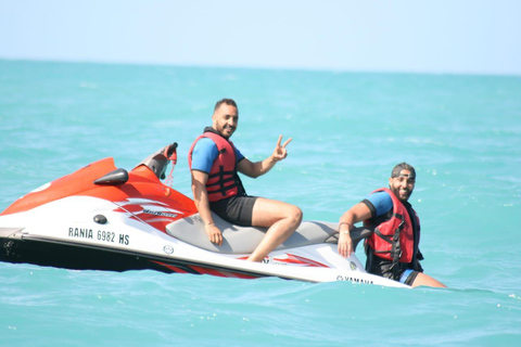 01h30 de passeio de jet ski em busca de golfinhos