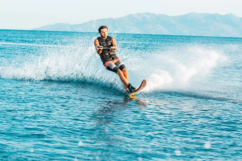 Super Paradise Beach : Expérience de ski nautique