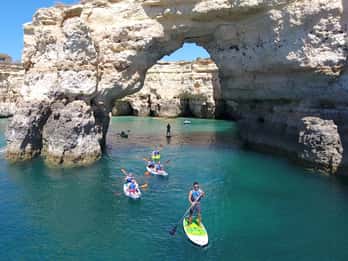 De Albufeira: Passeio de caiaque às grutas escondidas de Benagil