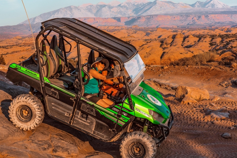 Moab: tournée hors route de Hell's Revenge 4WD de Kawasaki UTVCoucher de soleil