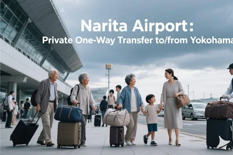 Aeroporto di Narita: trasferimento privato di sola andata da/per Yokohama