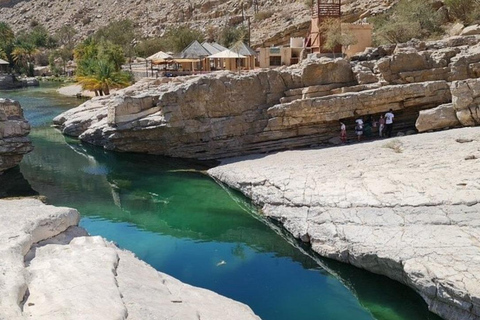 From Muscat: Shared Wadi Bani Khalid & Desert Sunset