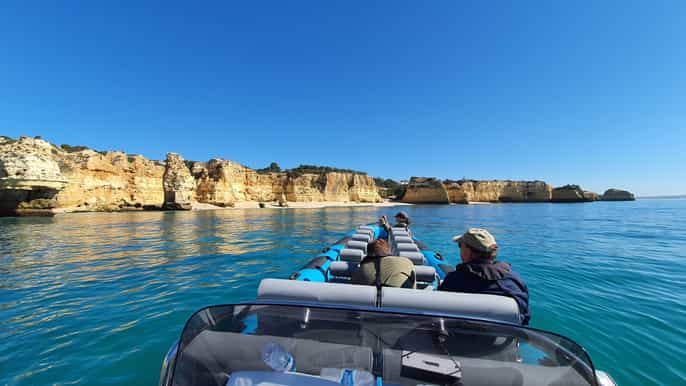 algarve benagil caves 1.5hour private tour