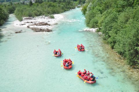 Bovec: rafting en eaux vives sur la rivière Soča