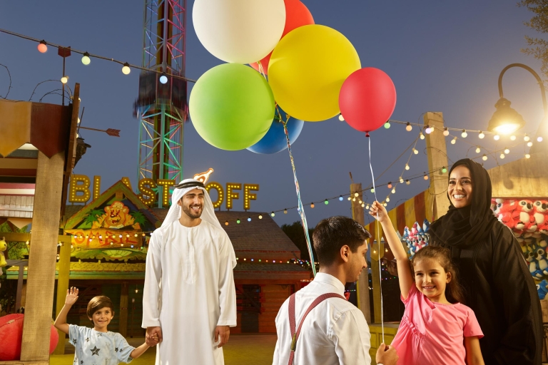 Dubai Parks and Resorts: Tageskarte für 2 FreizeitparksDubai Parks and Resorts: Ticket für 1 Tag und 2 Parks