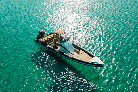 Mykonos: Customized Private RIB Cruise with Swim Stops 4-hour Private Cruise