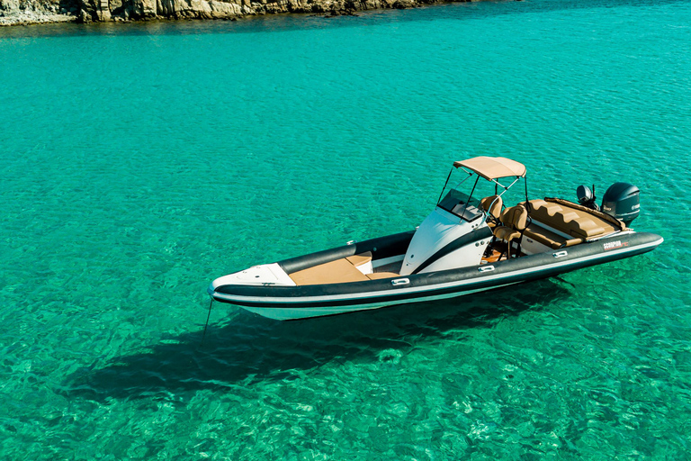 Mykonos: Customized Private RIB Cruise with Swim Stops 4-hour Private Cruise