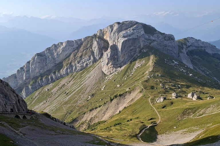 Pilatus: Summit Hike supported by Train and Gondola