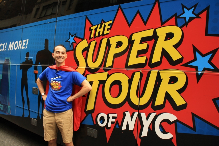 Nueva York: tour en autobús de superhéroes de 3 horasTour compartido - Asientos estándar