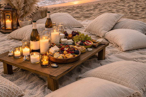 Mykonos: Luxury Sunset Picnic with Wine & Sea Views