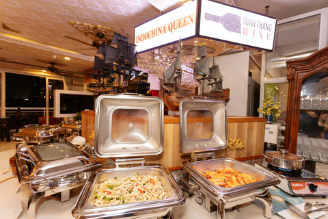 Saigon River Dinner on Cruise with Buffet and live music Saigon River Dinner Cruise with Buffet and live music