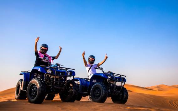 Dubai: Red Dunes Quad-Radtour