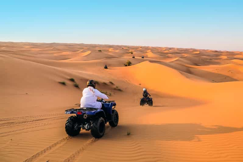 Dubai Passeio De Quadriciclo Nas Dunas Vermelhas Getyourguide