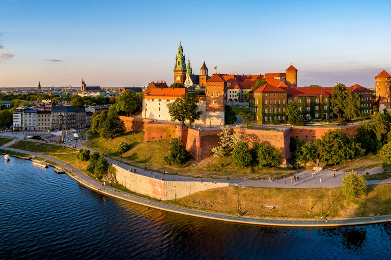 Cracóvia: tour com guia de áudio Wawel HillAudioguia em italiano