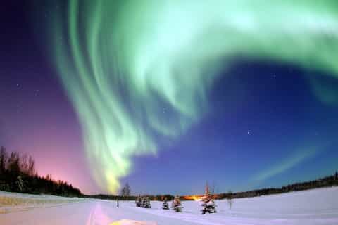Rovaniemi: Northern Lights Adventure on a Snowmobile