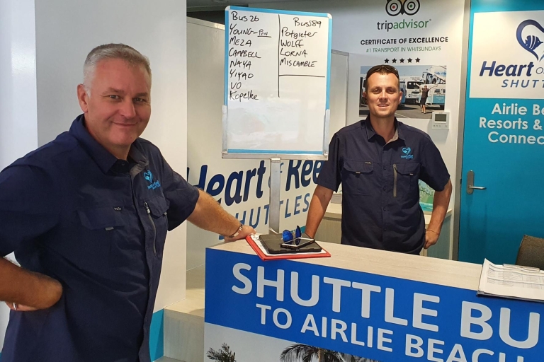Whitsunday: Transfert de l'aéroport Prosperpine à Airlie BeachTransfert aller-retour depuis l'aéroport
