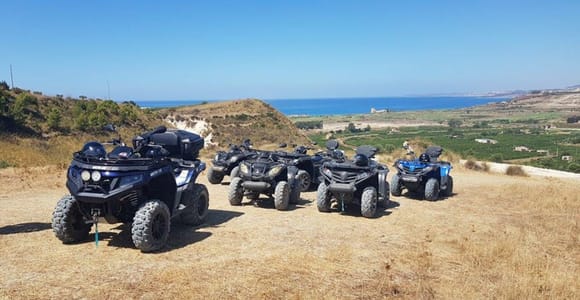 Agrigento: Quad Bike Tour with 3 Path Choices