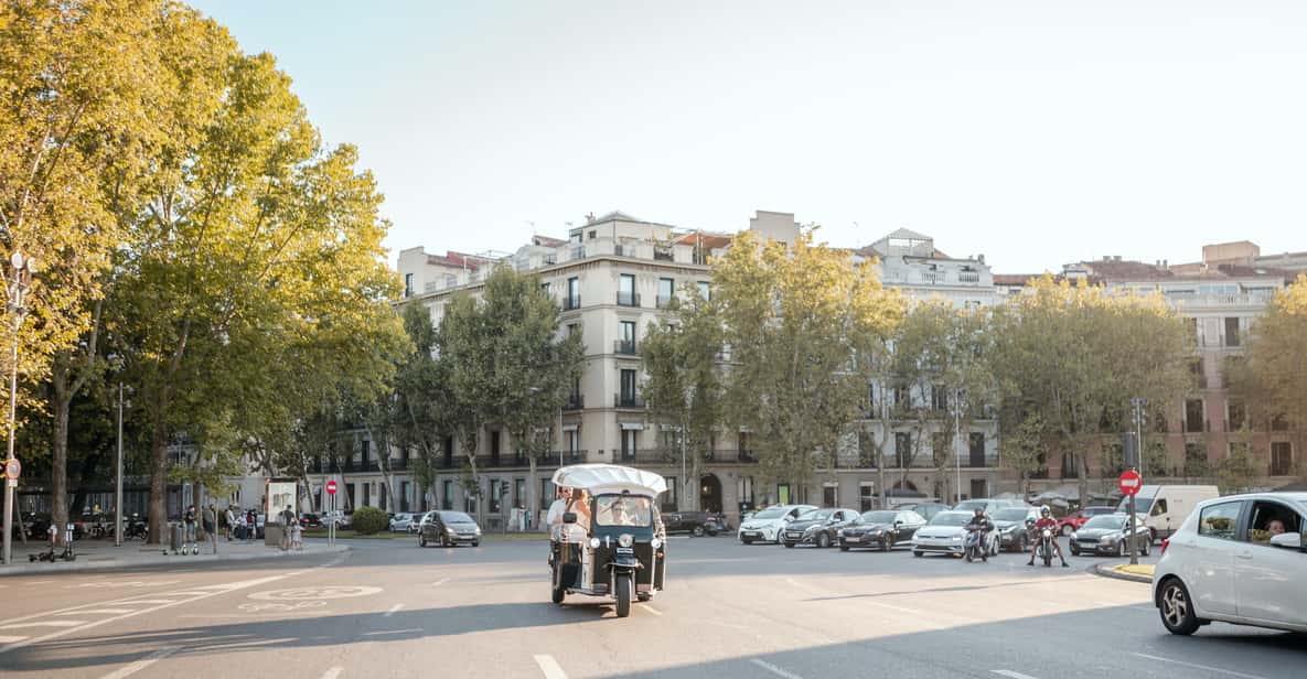 Madrid: Bytur med elektrisk Tuk-Tuk