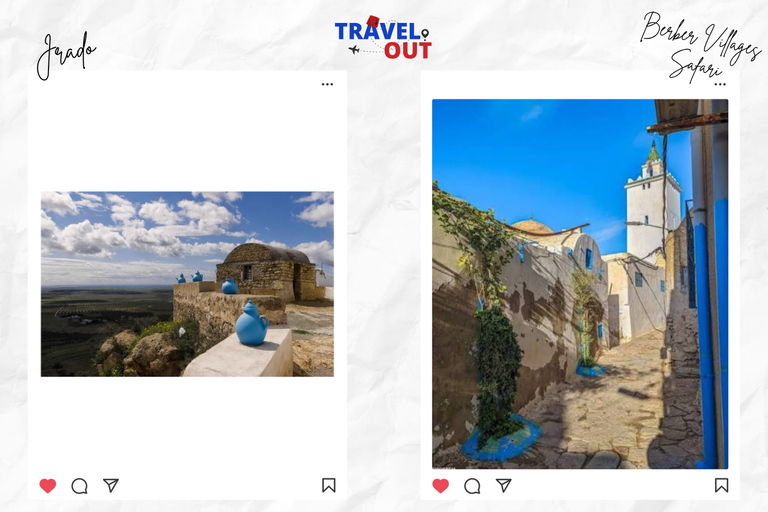 Hammamet: Takrouna, Jradou, Zriba, Water Temple Private Tour Private Minivan for Groups up to 6 with Driver-Host