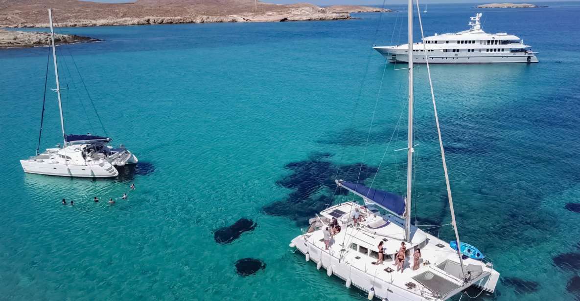 private catamaran tour mykonos