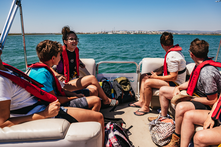 Ilha Deserta und Farol: Katamarantour ab Faro