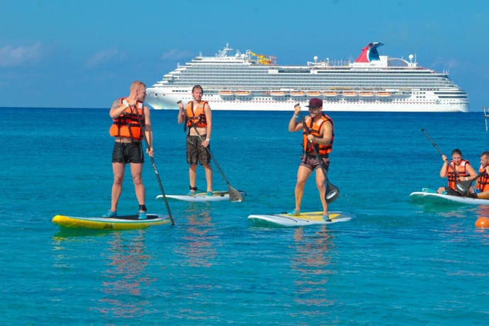 Косумель: паддлборд и сноркелинг