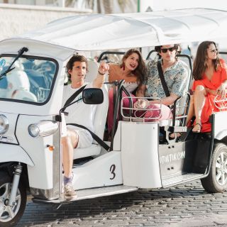 Malaga: stadstour per elektrische tuktuk