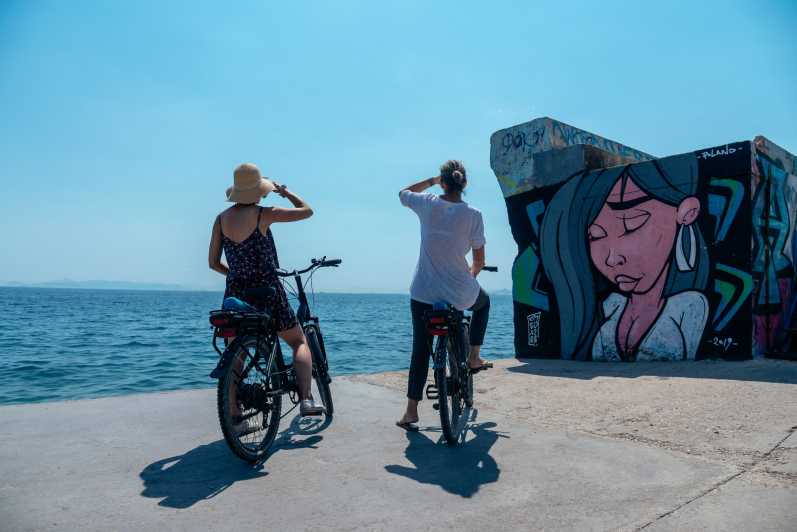 Depuis Athènes : visite en bord de mer avec vélo électrique