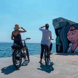 From Athens: Seaside Tour with Electric Bike