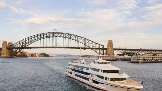 sydney 90minute harbor cruise with live music tapas menu