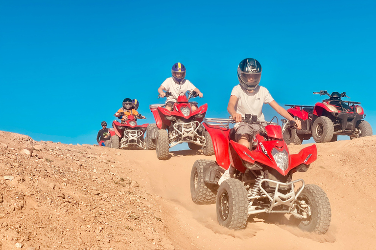 Marrakesch:Erkunde die Wüste Agafay Kamel&Quad mit Abendessen&Show