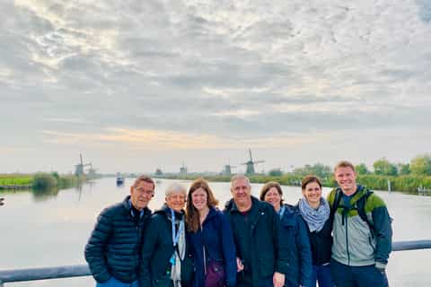 excursão pelos moinhos de vento de kinderdijk patrimônio mundial